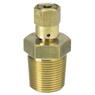 CNG Cylinder end plug with thermal PRD - C353