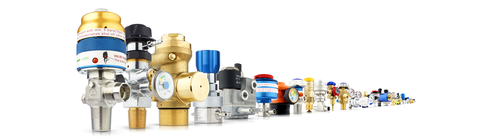 High quality Rotarex gas control valves, pressure regulators & fittings give confidence down all product lines.