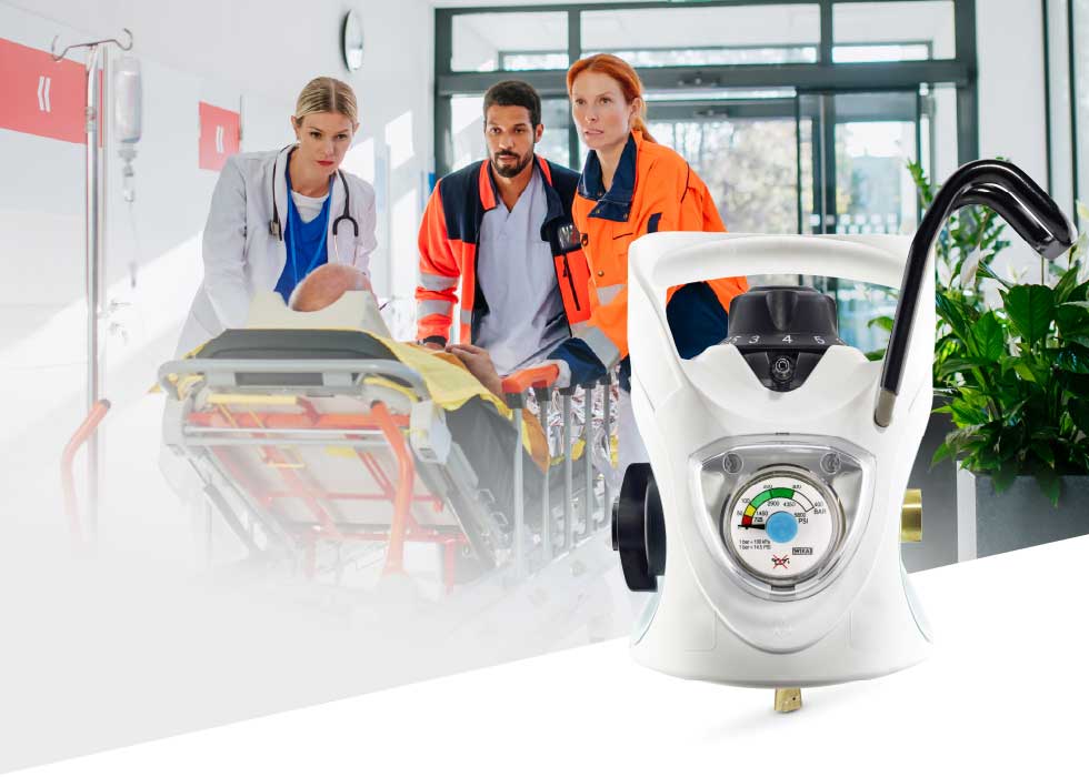 Medical Gas Valves with Integrated Pressure Regulator