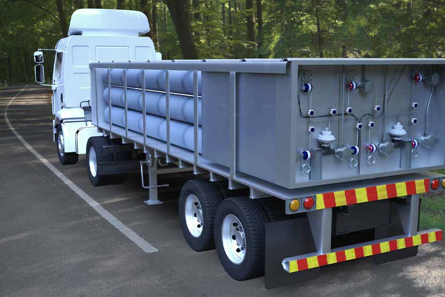High-Pressure Containment for Transport and Storage