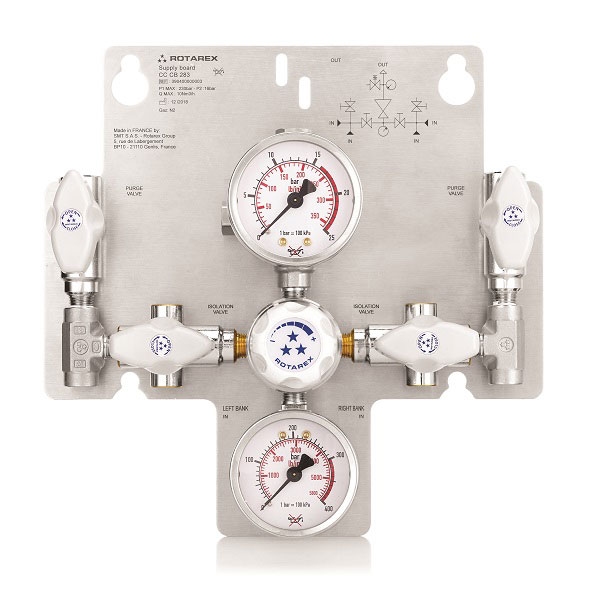 Diaphragm single stage manual switchover board – CC283/CC383