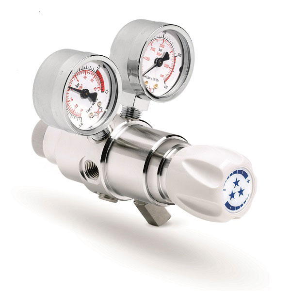 Diaphragm dual stage high pressure regulator with cartridge -  DC280/DC380