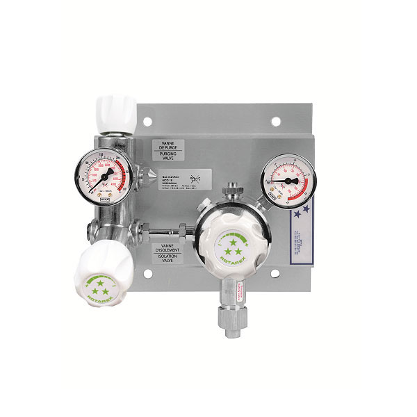 Diaphragm supply board with balanced valve for food industry - MOD200 F