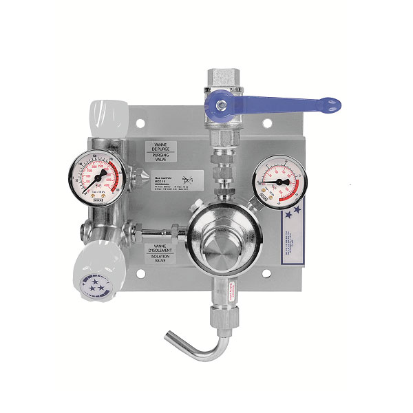 Diaphragm single stage supply board with balanced valve - MOD