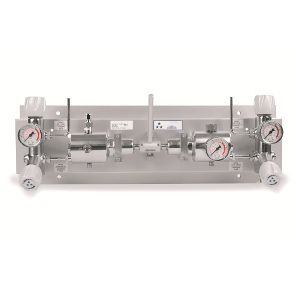 Diaphragm single stage automatic switchover board with manual reset & with balanced valve - TDL502