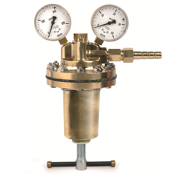 Diaphragm single stage high pressure regulator for very high flow - TDG250