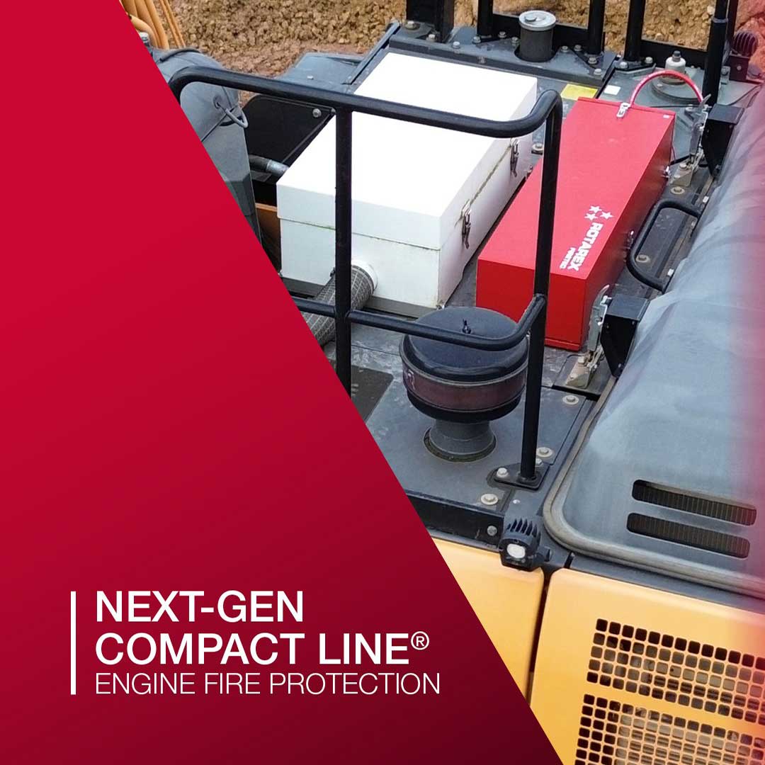 Next-Gen COMPACT LINE® Premium Fire Protection for Vehicles Engines