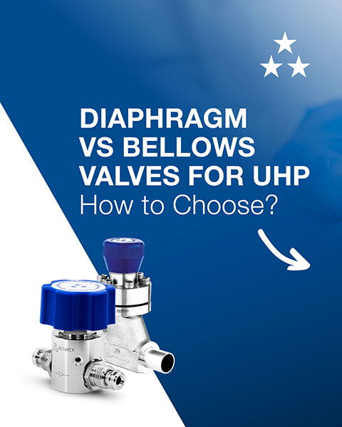 Diaphragm vs Bellows Valves for UHP: How to Choose