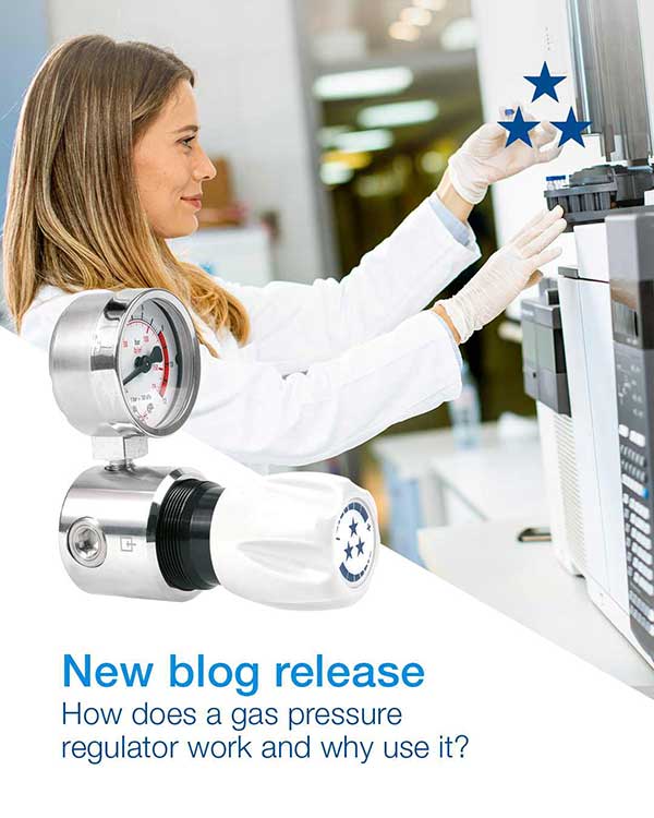 How does a gas pressure regulator work and why use it?