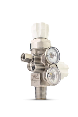 DUCAL Stainless steel integrated valve for calibration gas applications